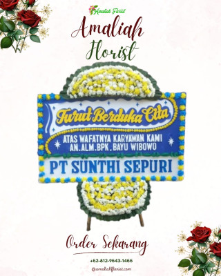 Papan Bunga Duka di Cijeler