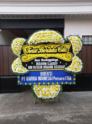 Papan Bunga Duka di Cijeler