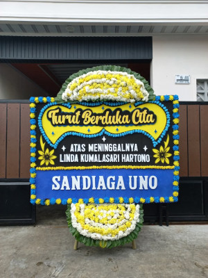 Papan Bunga Duka di Cijeler